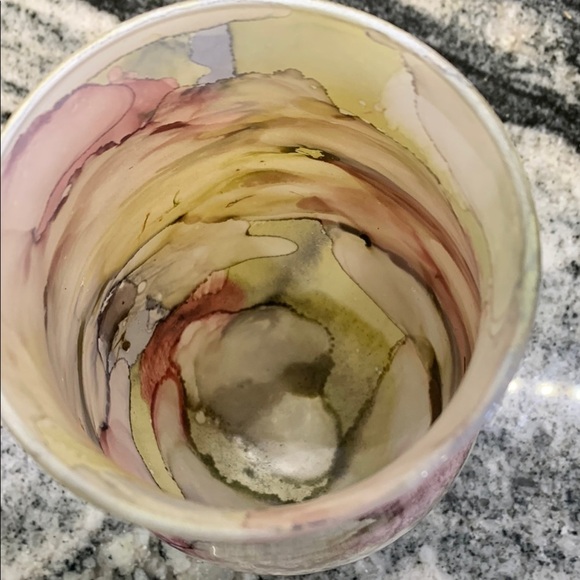 Elegant Multicolor Glass Vase - Picture 3 of 4